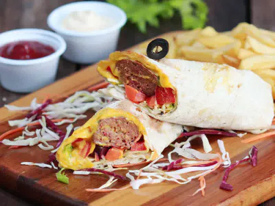 GRILLED KOFTA KABAB SANDWICH