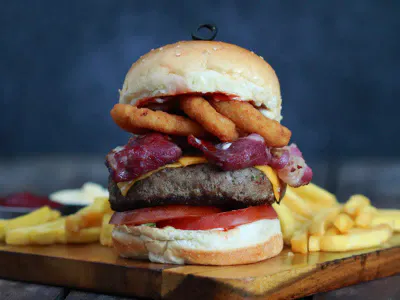 BARBEQUE BEEF BURGER